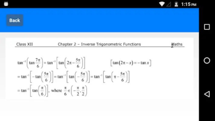 Class 12 Maths NCERT Solutions android App screenshot 0